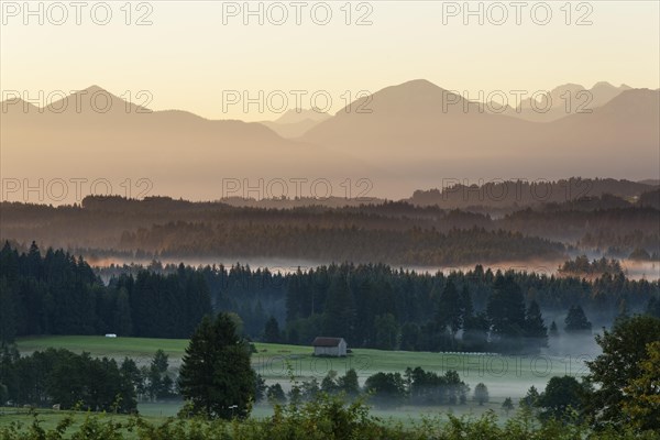 Landscape in the Alpine Foreland
