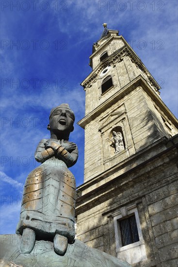 Bronze sculpture of Tassilo III