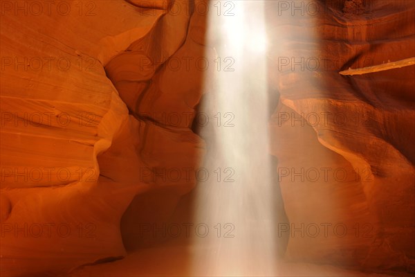 Sunbeam falling into the cave