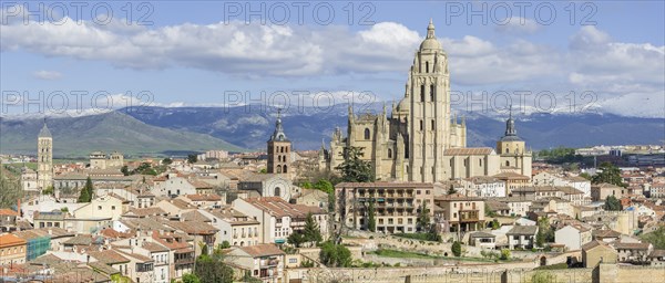 Segovia Cathedral and old town