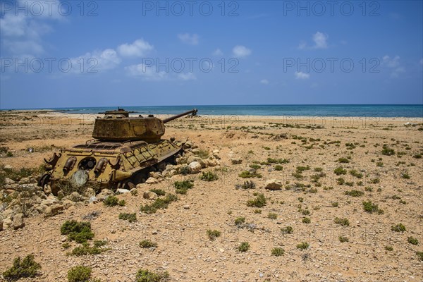 Old Russian tank