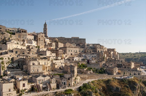 Town with cave dwellings