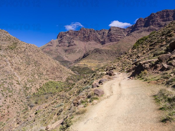 Dirt path in the Atlas Mountains