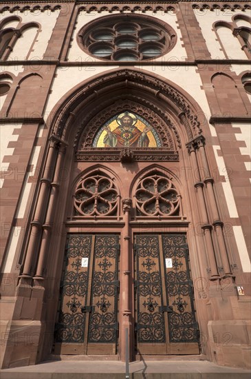 Entrance of the Herz Jesu-Kirche