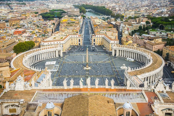 View from the dome of St. Peter's Basilica
