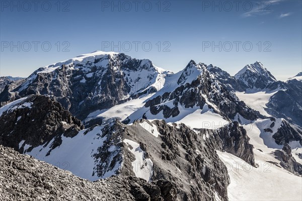 View from the top of the Tuckettspitze