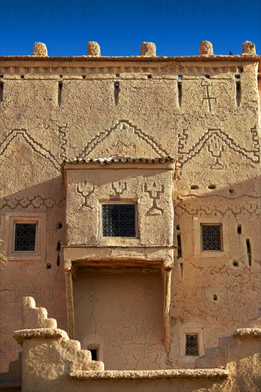 Mud brick Taourirt Kasbah built by Pasha Glaoui