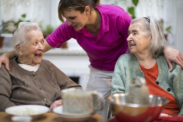 Two elderly women