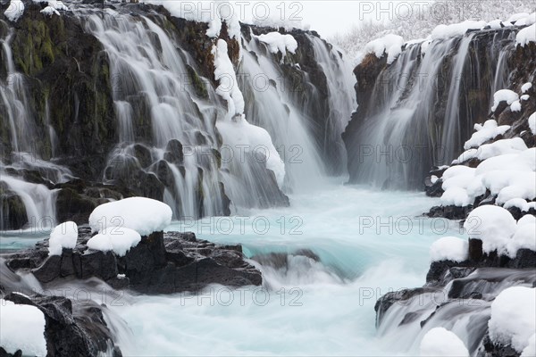Bruarfoss in winter