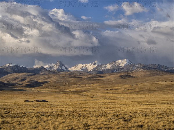 Cordillera Real at sunset