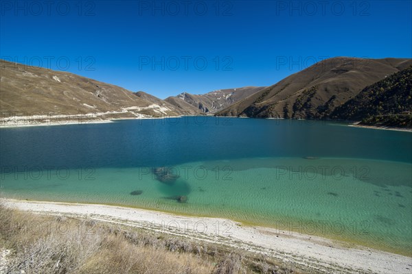 Lake Kezenoyam in the Chechen mountains