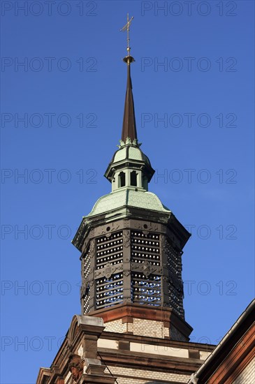 Tower with insulators of former telegraph poles
