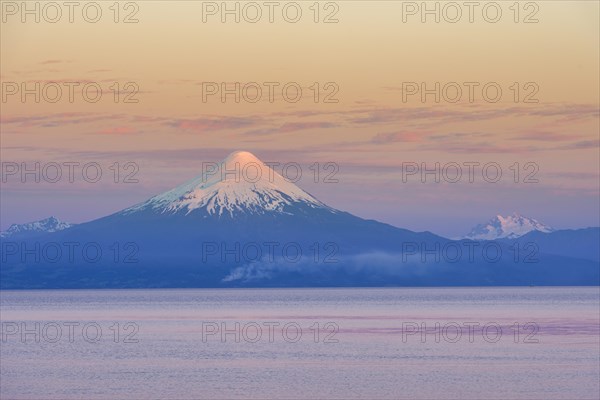 Osorno volcano in the evening light
