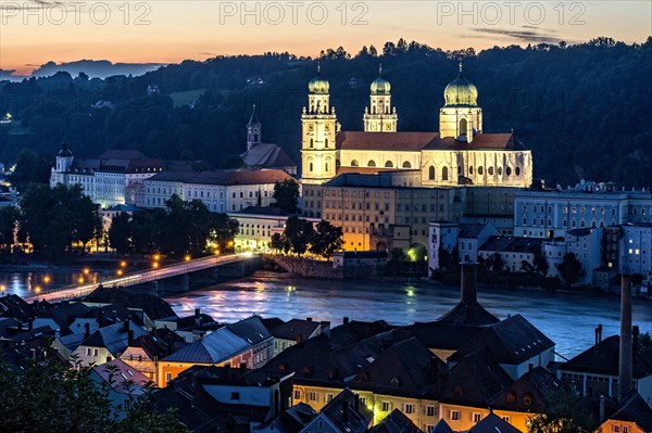 Inn river with Marienbrucke bridge