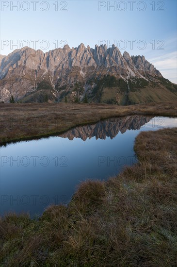Mandlwande in the morning with reflection