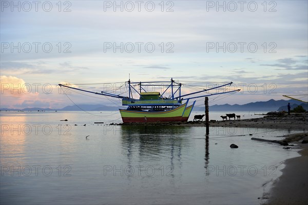 Fishing boats near the village of Lam Rukam