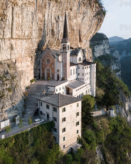 Mountain church Madonna della Corona