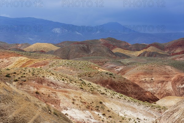 Eroded mountains