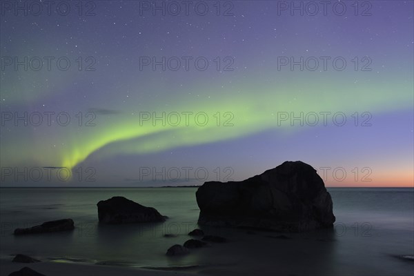 Northern Lights on Utakleiv Beach