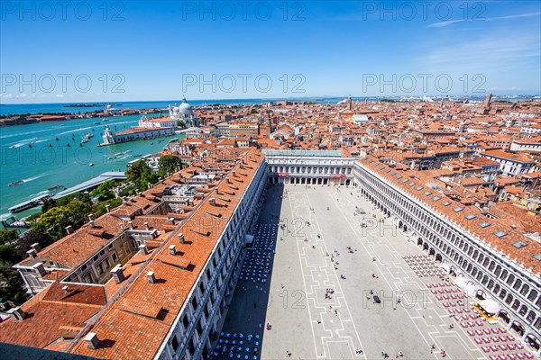 View from St Mark's Campanile in St Mark's Square