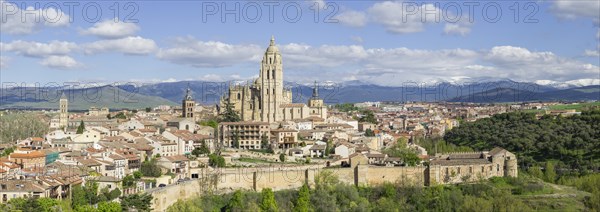 Segovia Cathedral and old town