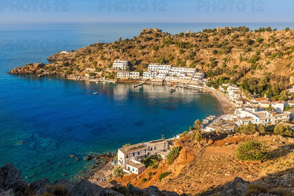 Small village accessible only by sea