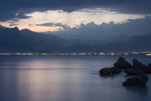 Evening mood by the sea