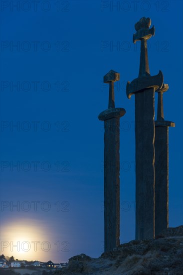Three Swords monument at Hafrsfjord