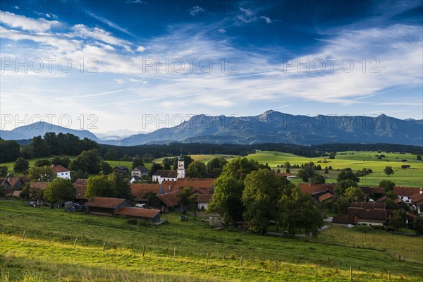 View of the village of Aidling