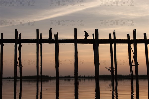 U Bein Bridge in the evening light