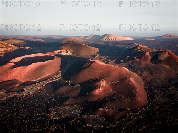 Sunrise volcanic crater