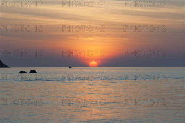 Tropical sunset from Ko Lipe island