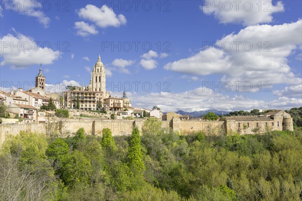 Segovia Cathedral and old town