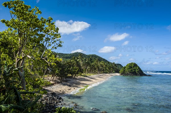 Two Dollar Beach on Tutuila island