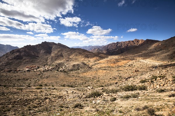 Mountain village between Tafraoute and Agadir