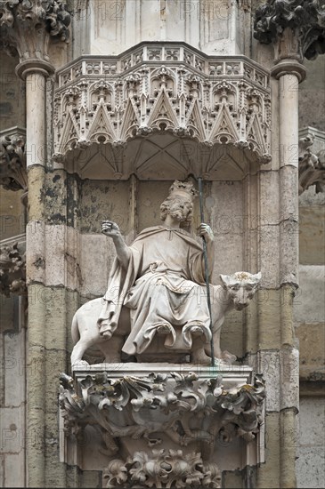 Alexander the Great riding a panther
