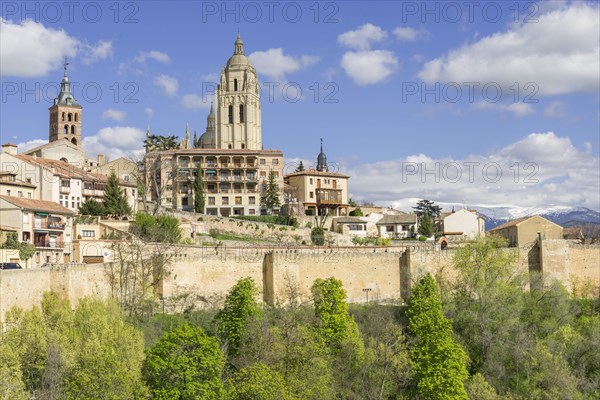 Segovia Cathedral and old town