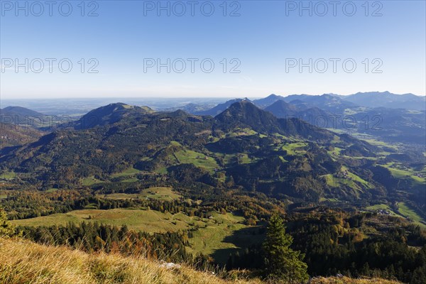 View from Mt Brunnstein to the northeast