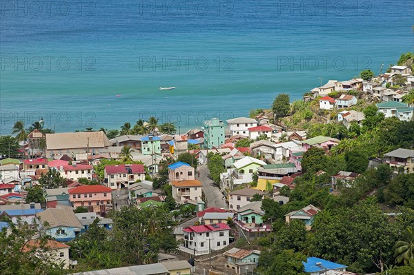 Fishing village on the coast