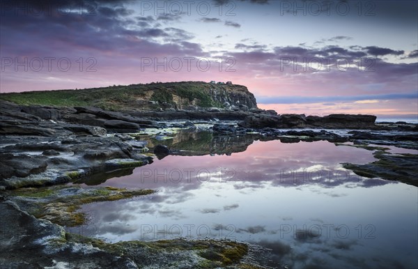Evening mood at the sea