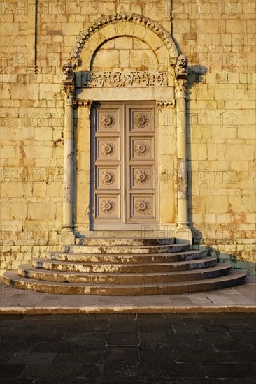 Gate at the Romanesque Cathedral of San Cristoforo
