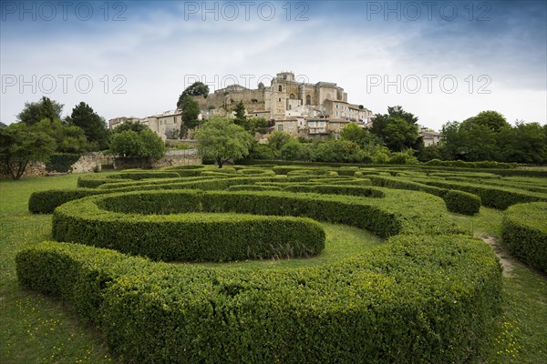 Town view with palace