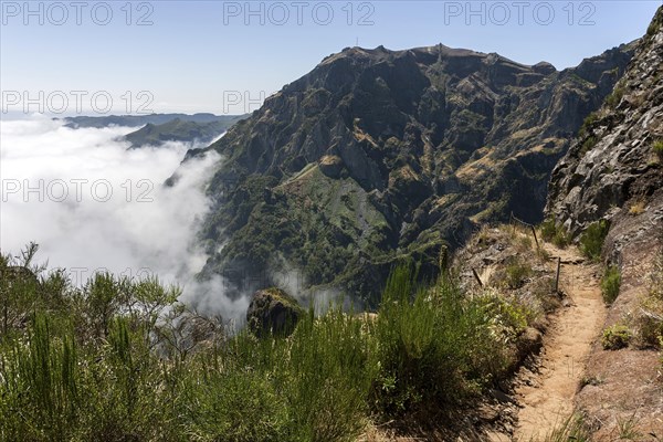 Trail from the Pousada do Arieiro to Pico Ruivo