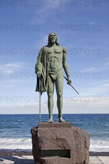 Statue of Guanche king Mencey Acaymo