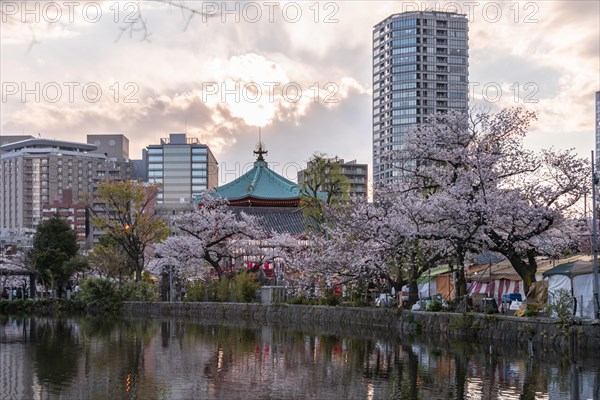 Shinobazunoike Bentendo Temple at Shinobazu Pond
