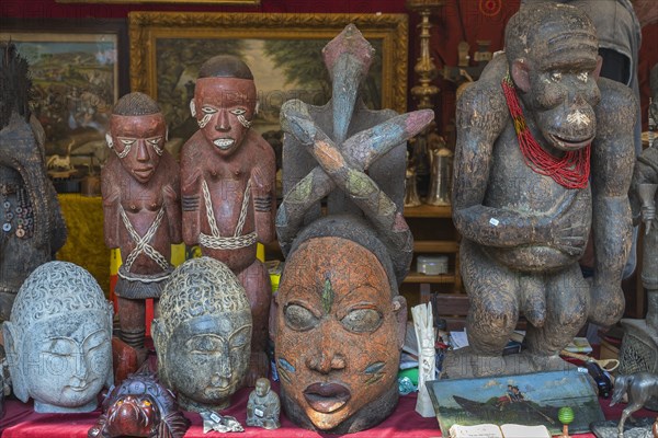 African and Asian Heads and Figures