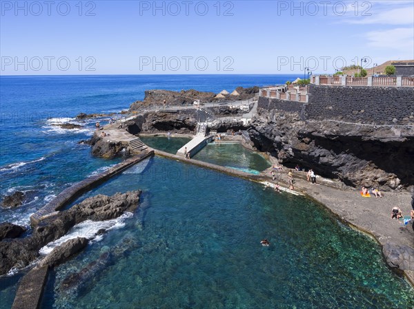 Natural swimming pool near La Fajana