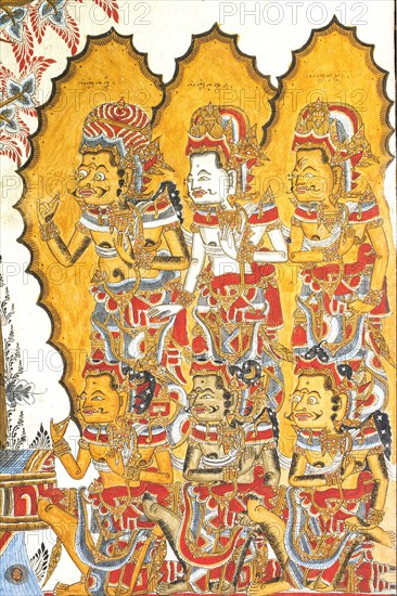 Traditional Kamasan painting
