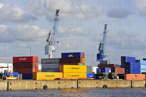 Cranes and containers