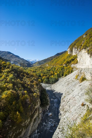 Gorge on the Argun river